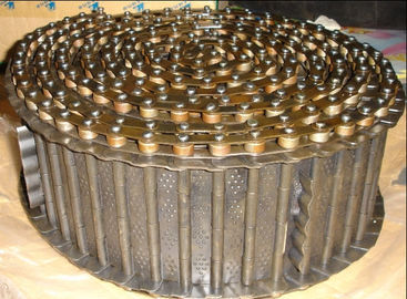 Ofen-Metallplattenförderband mit starker Wärmebehandlung des Rollen-Chain-5.0mm